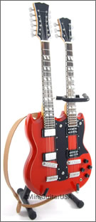 immy Page model double neck guitar